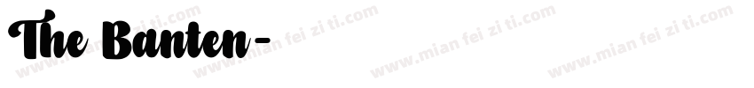 The Banten字体转换